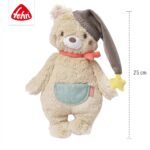 Fehn Kuscheltier Bär Bruno – Weicher Teddybär für Neugeborene als Einschlafhilfe - Stofftier zum Greifen, – Bild 3