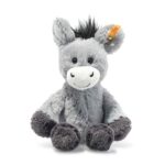 Steiff Kuscheltier Dinkie Esel, Süßes Stofftier mit Kunststoffaugen, Kinder, Jungen & Mädchen, Friends, Plüschtier